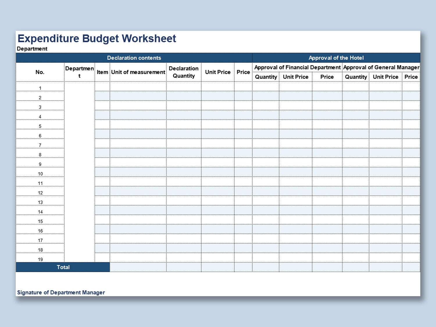 Blank Budget Worksheet Printable Excel