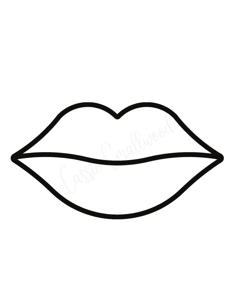 15 Pretty Lips Templates Cassie Smallwood