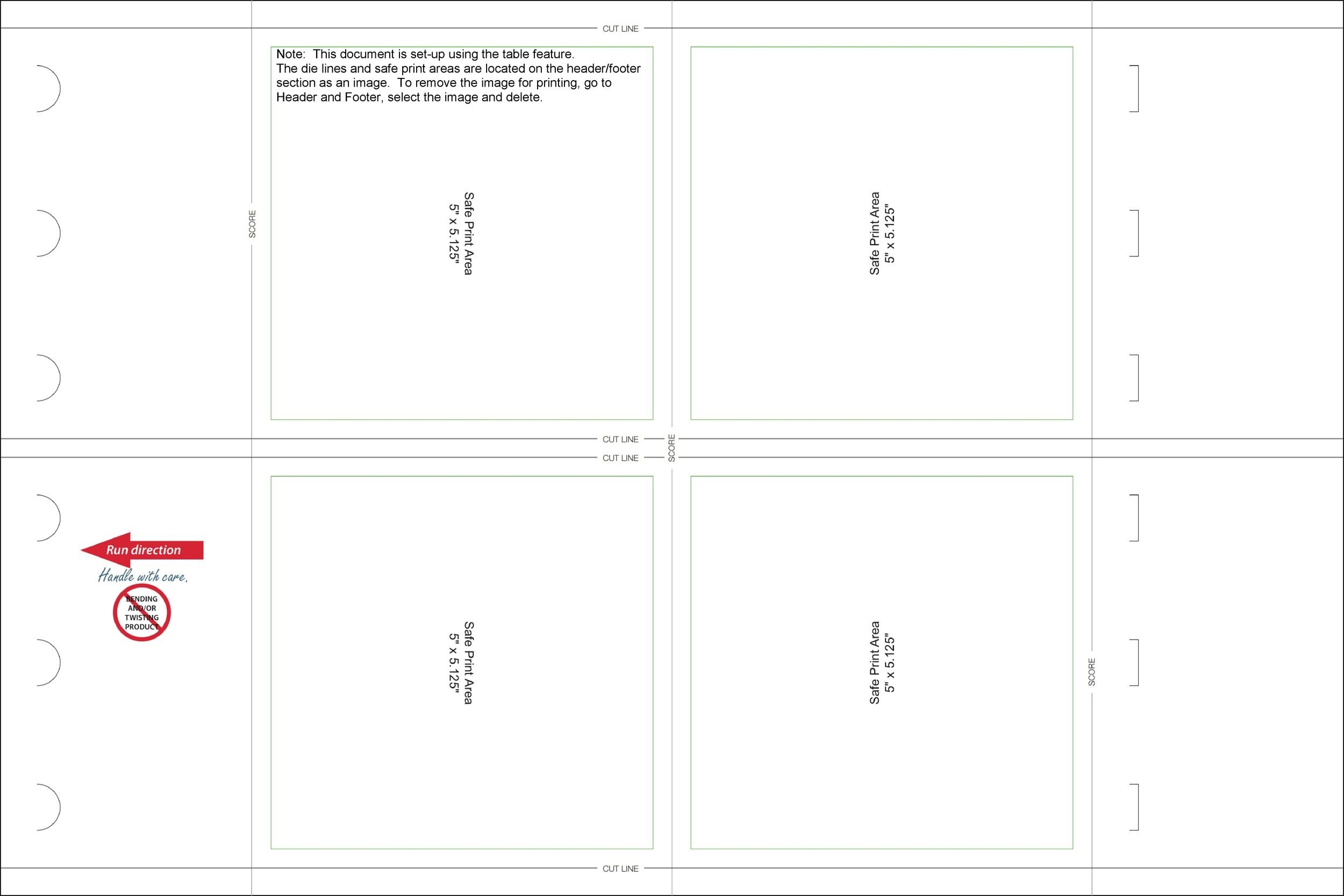 Printable Blank Name Tent