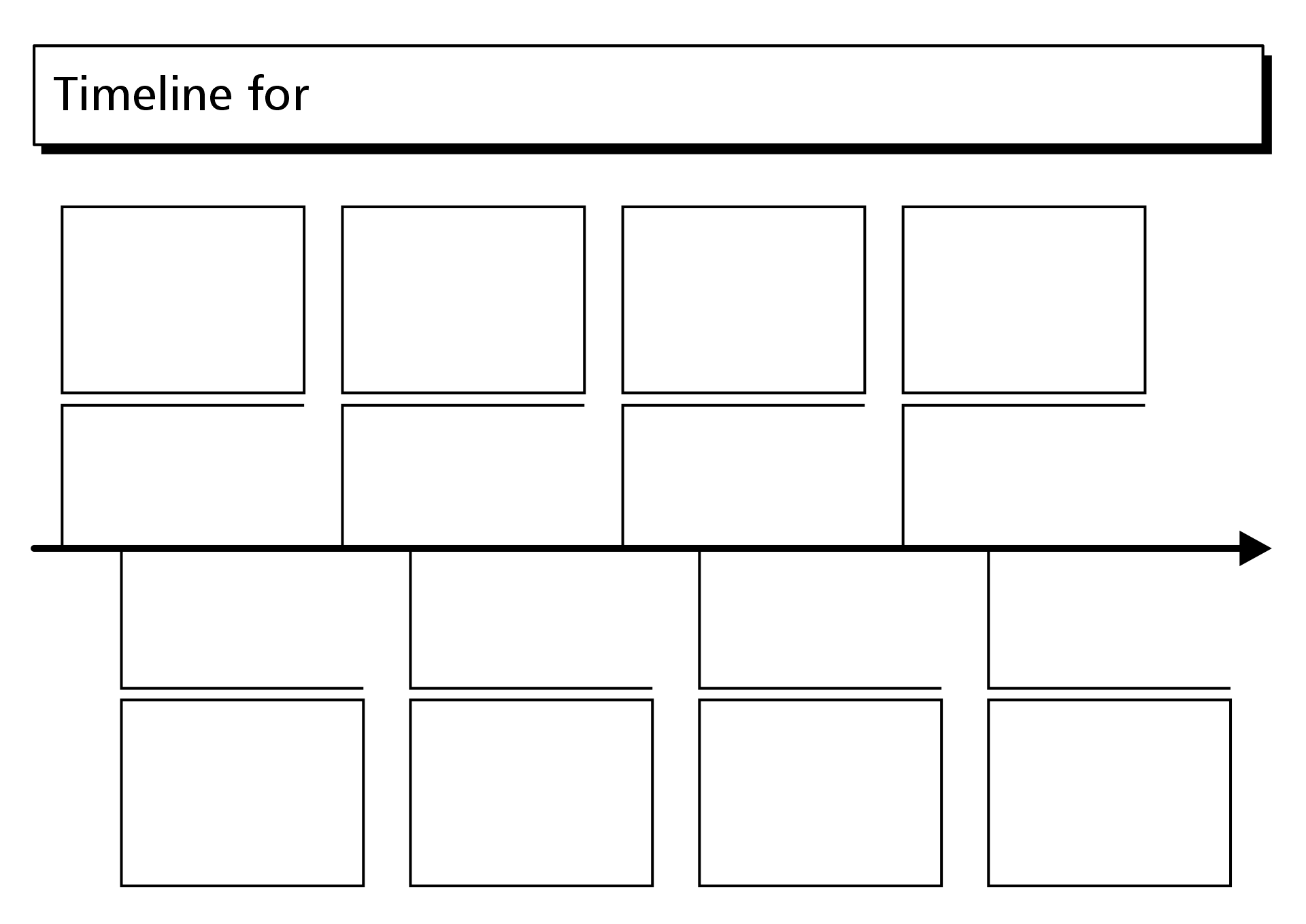 Kids Printable Blank Timelines