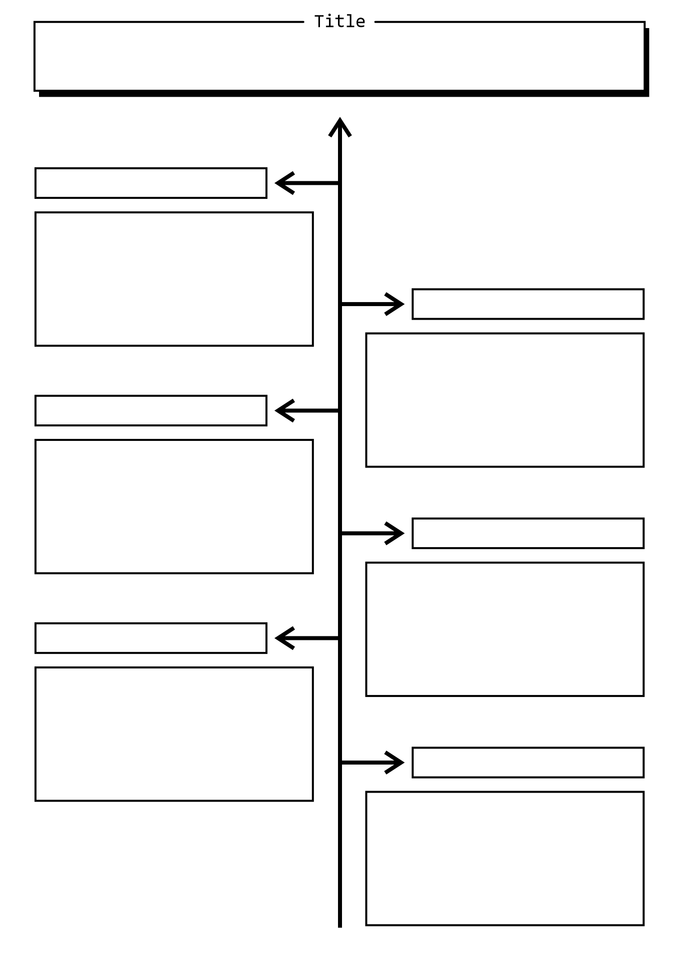 Blank Printable Timeline