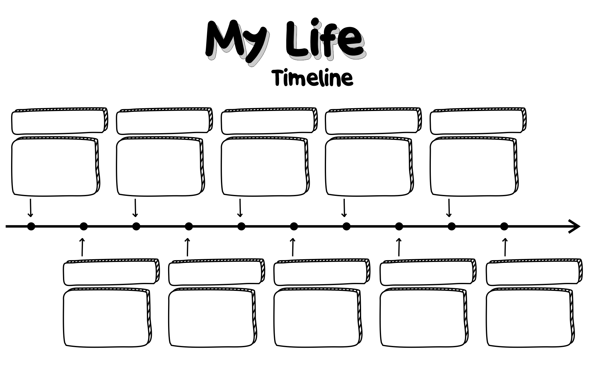 Free Printable Blank Timeline