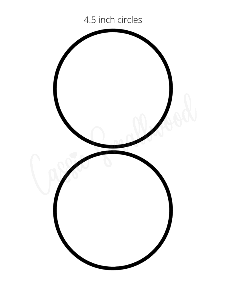 Blank Circle Printable Shapes