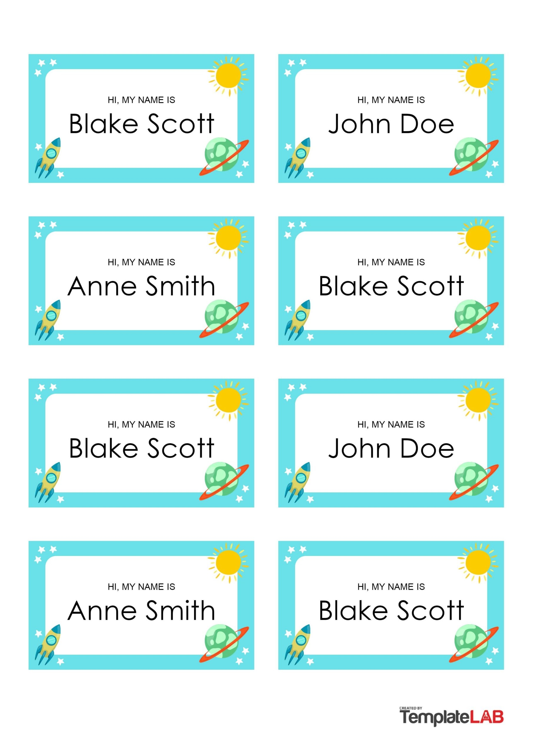 19 Editable Name Tag amp Name Badge Templates Free 