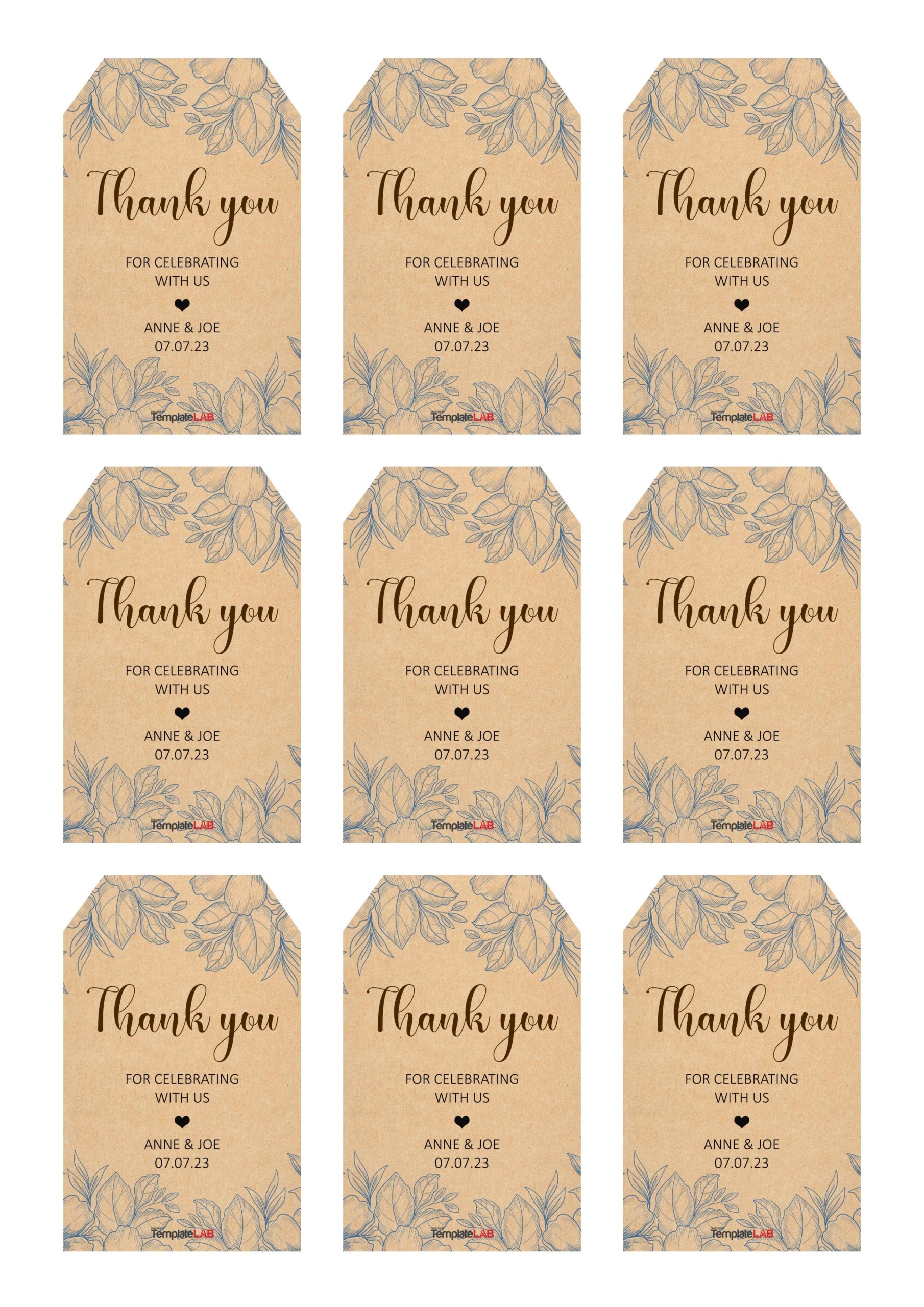 Blank Printable Gift Tags Free