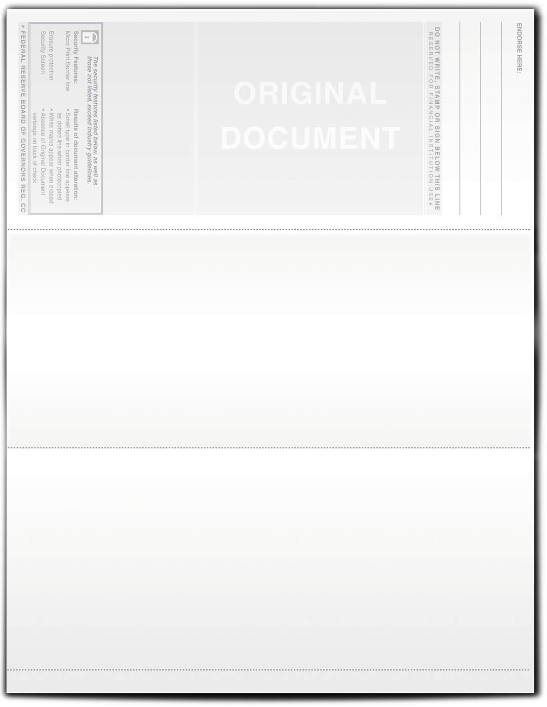 195267 4 Shear Blade 6 3in Check Register Blank Check Paper 