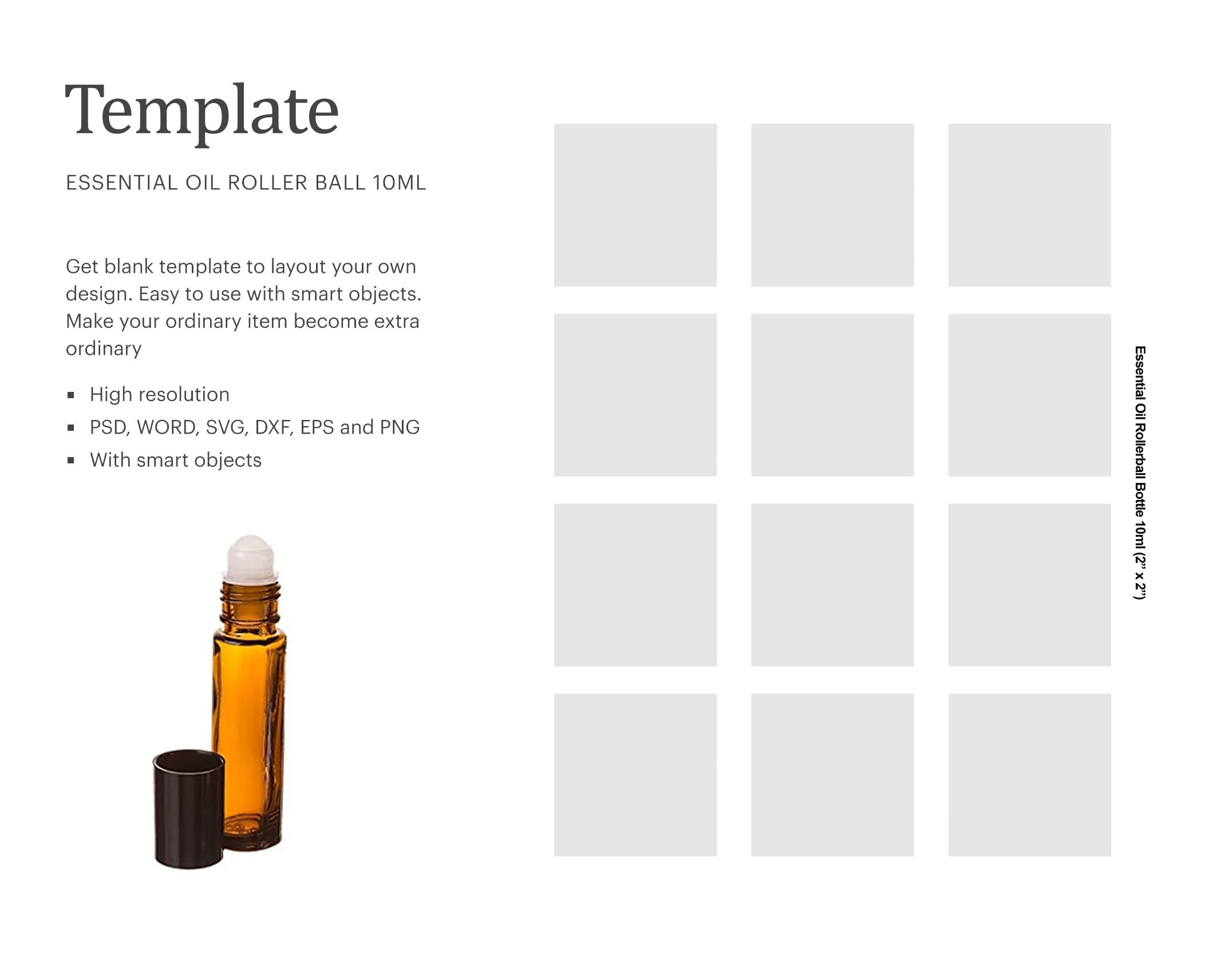 Blank Rollerball Labels Printable