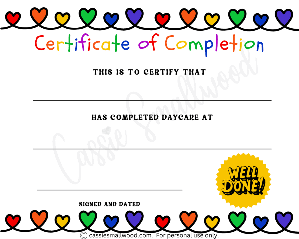 20 Preschool And Kindergarten Graduation Certificates FREE 