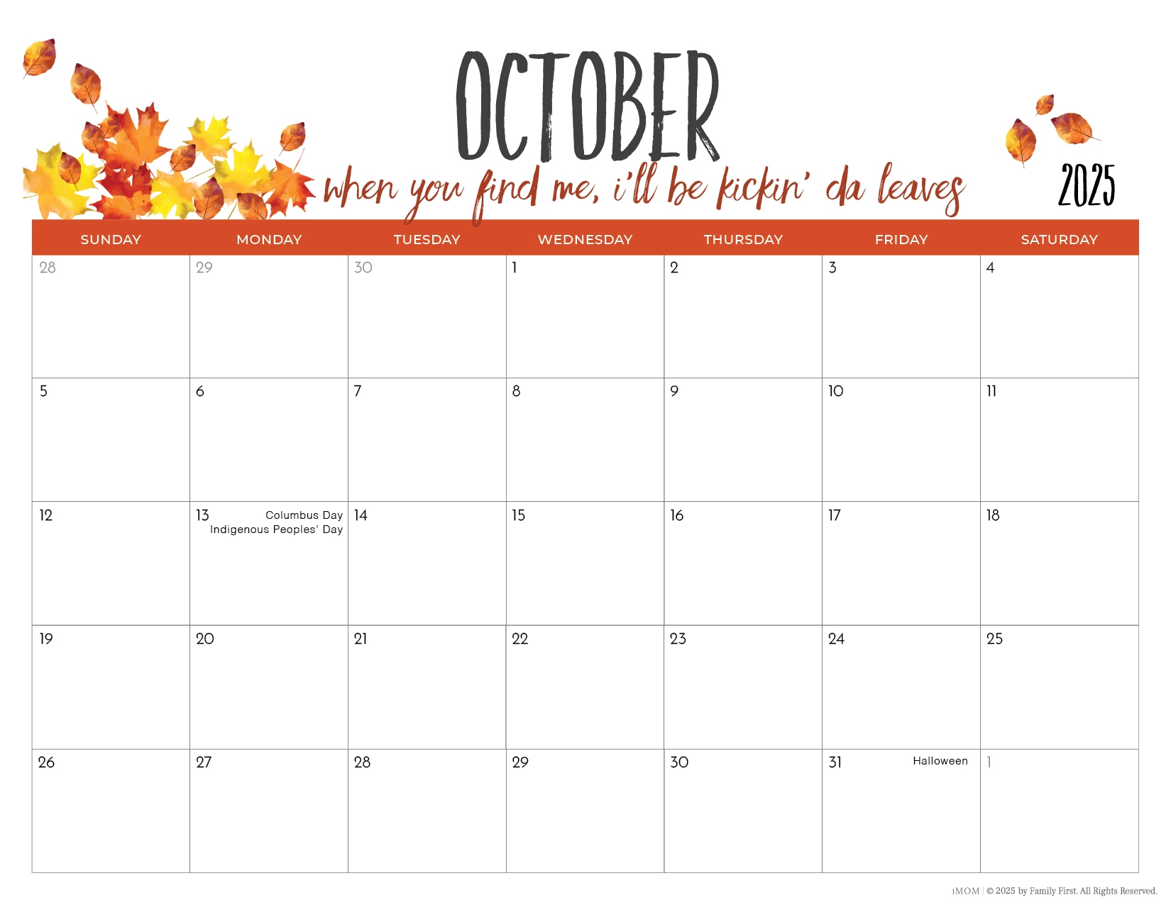 2025 Printable Calendars2025 2026 Printable Calendars For Moms IMOM