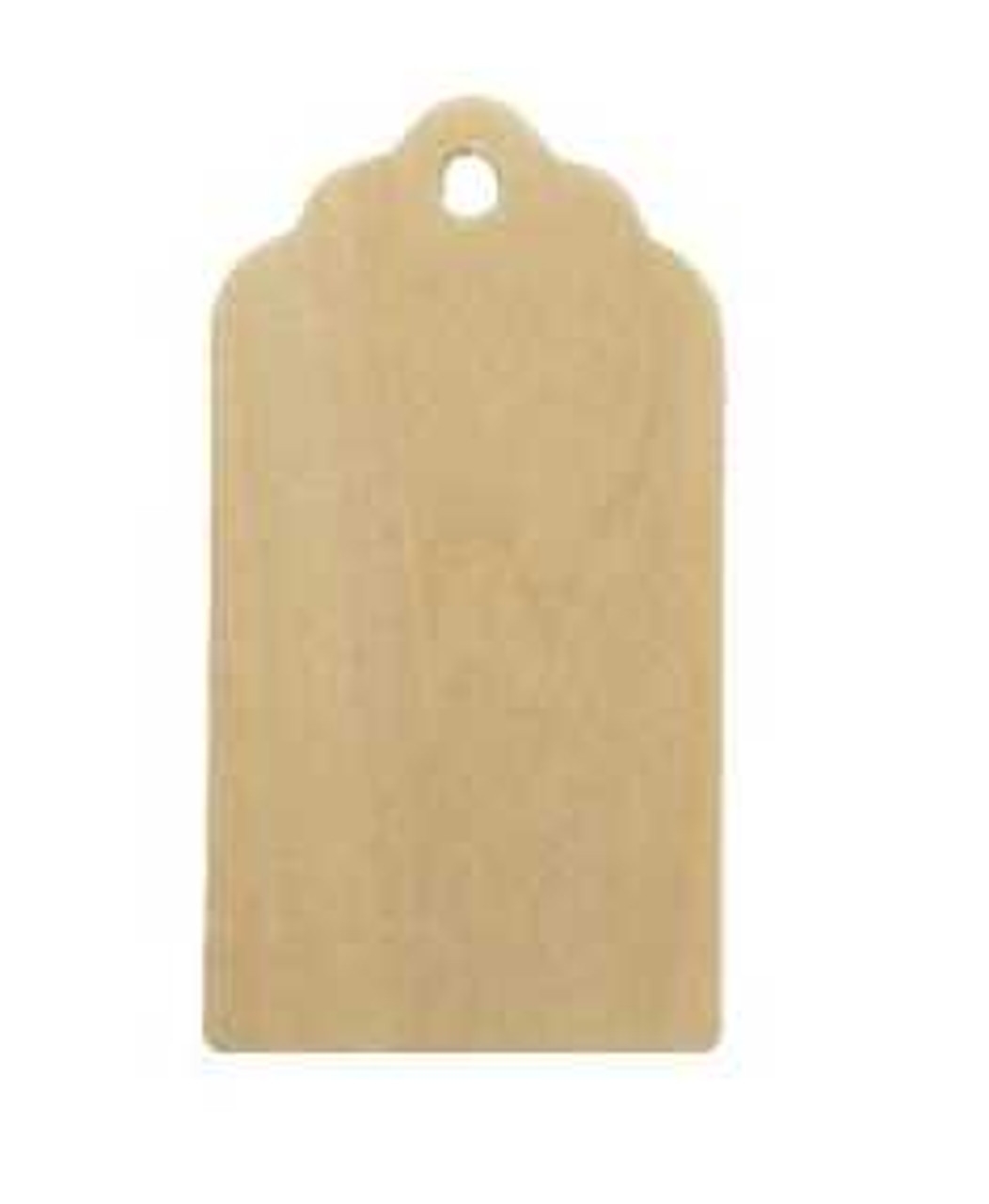 25 Pcs Unfinished Fancy Wooden Gift Tags Large DIY Craft Tags