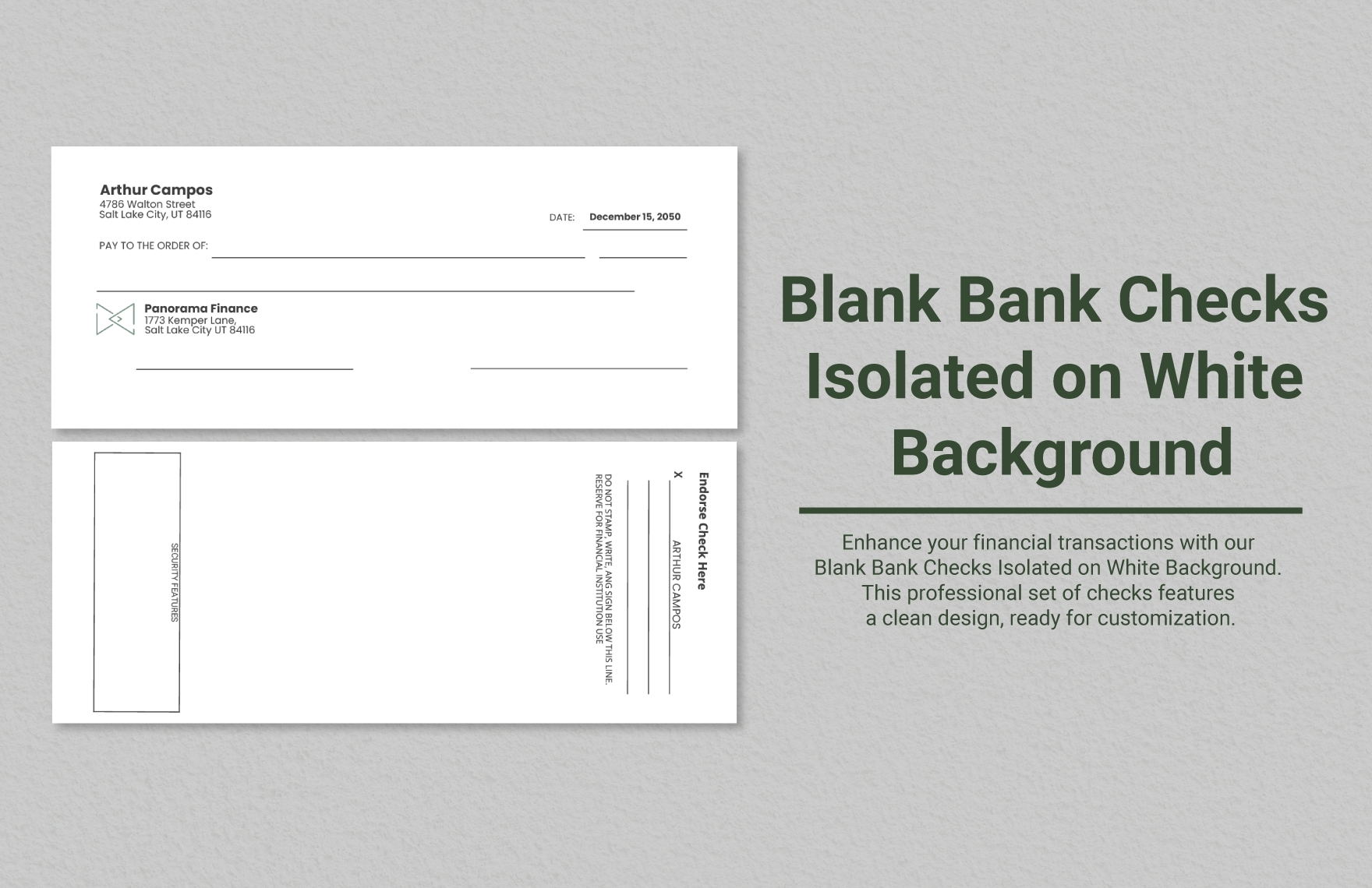 28 Blank Check Template DOC PSD PDF amp Vector Formats