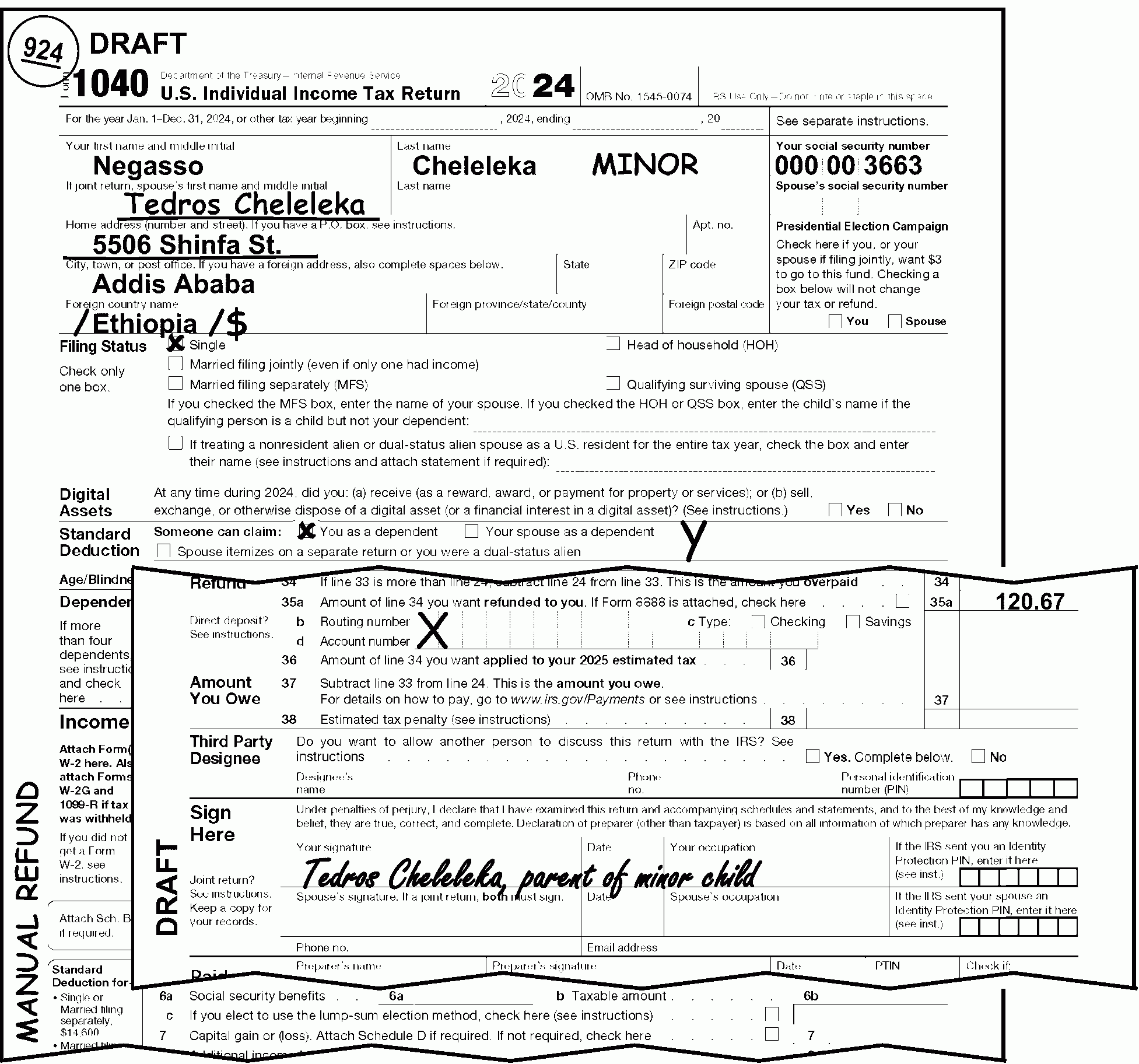 3 21 3 Individual Income Tax Returns Internal Revenue Service
