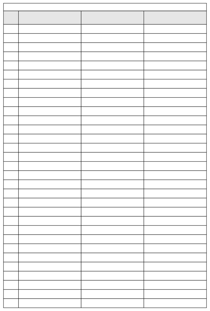 3 Column Chart Templates 10 Free PDF Printables Printablee