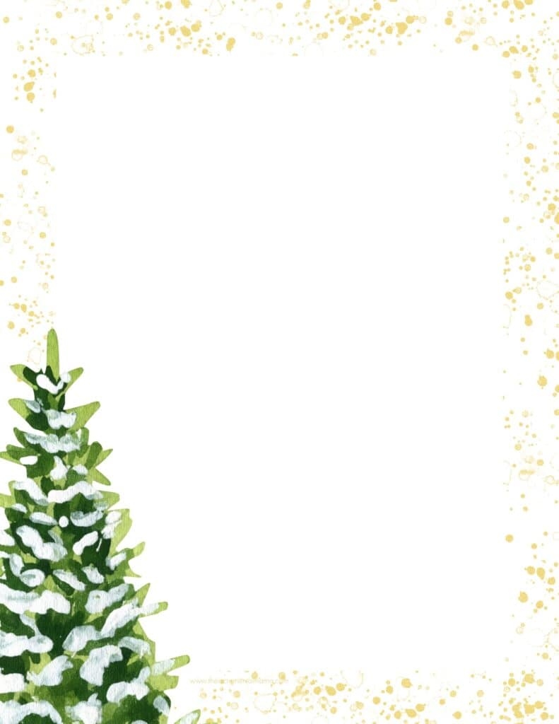 30 Free Printable Christmas Border Printable Templates The 