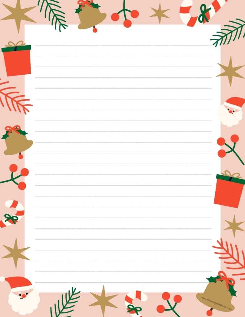 30 Free Printable Christmas Border Printable Templates The 