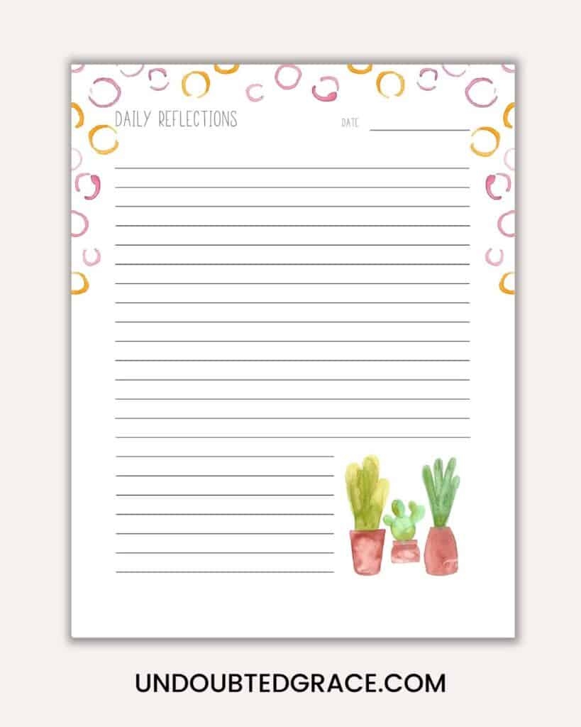 30 GORGEOUS PRINTABLE JOURNAL PAGES FOR PLANNERS AND BULLET 