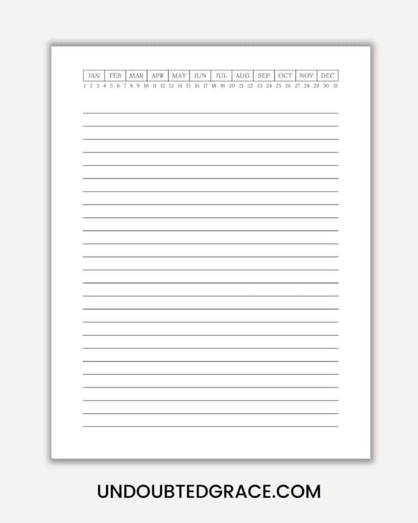 30 GORGEOUS PRINTABLE JOURNAL PAGES FOR PLANNERS AND BULLET 