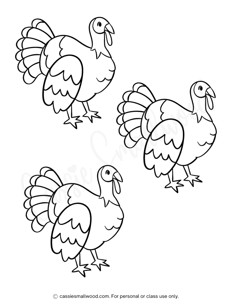 Blank Turkey Printable