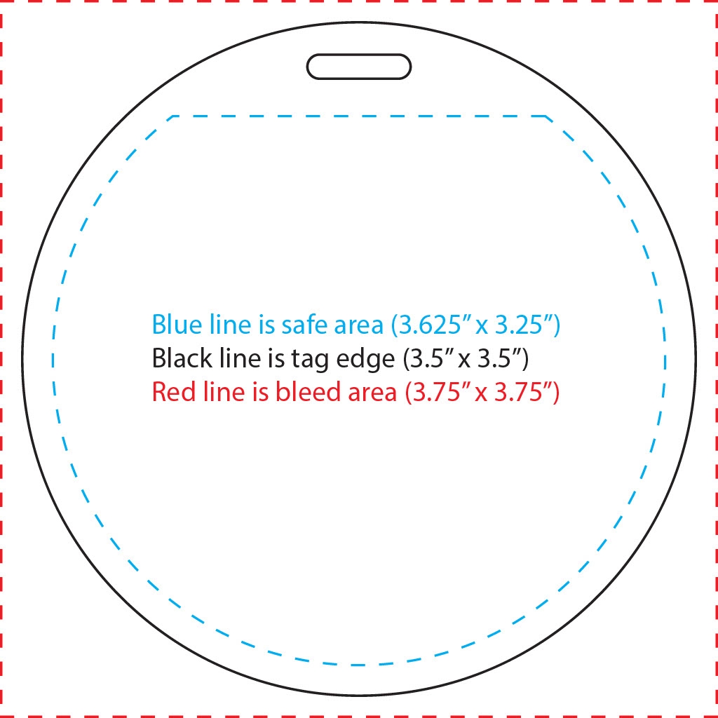 4 Circle Event Badge Template Pc nametag
