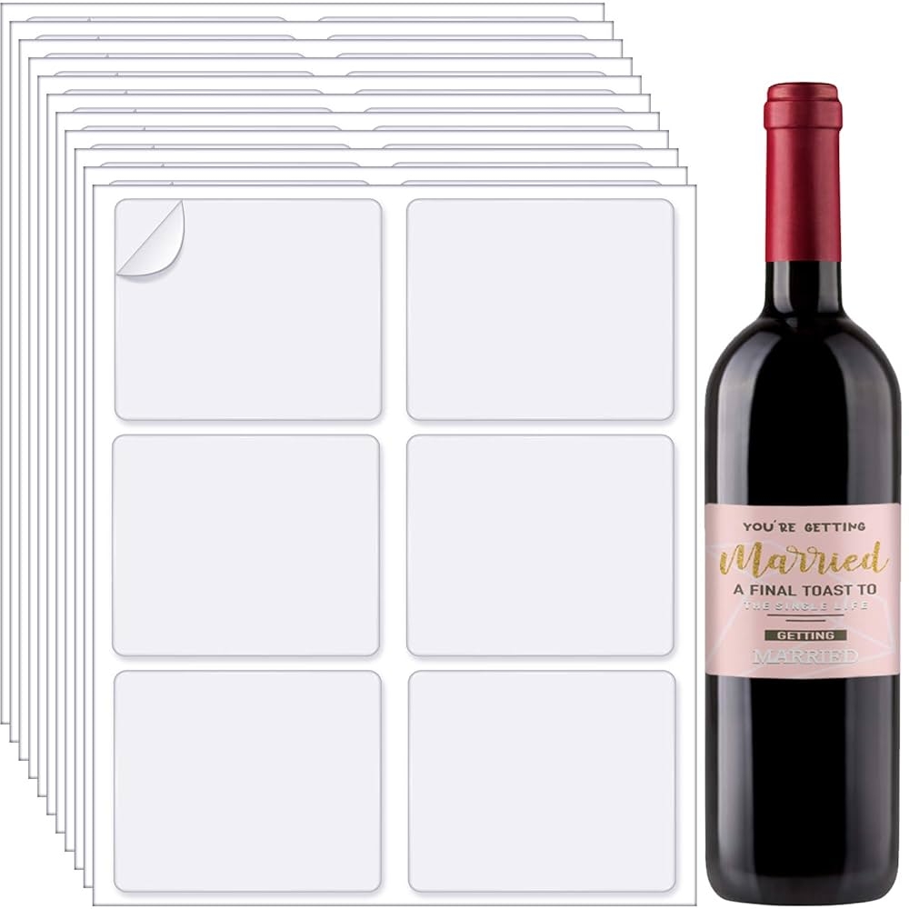 Blank Printable Wine Labels