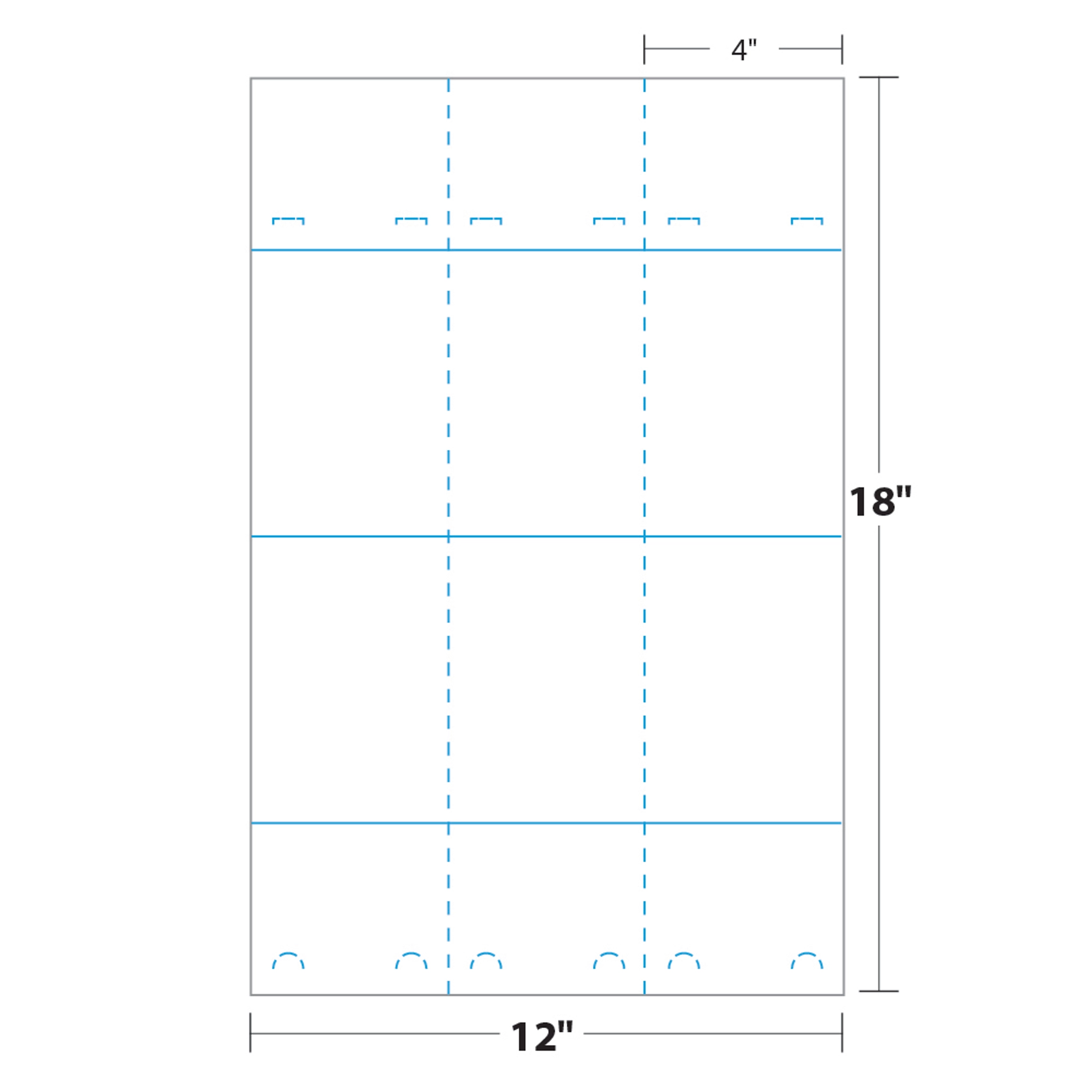 4 X 3 375 X 5 625 Table Tent TTN Blanks USA