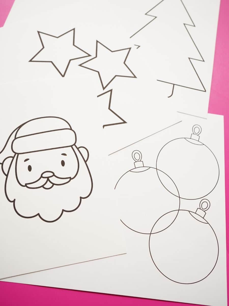 4 Zentangle Christmas Cards To Print And Share