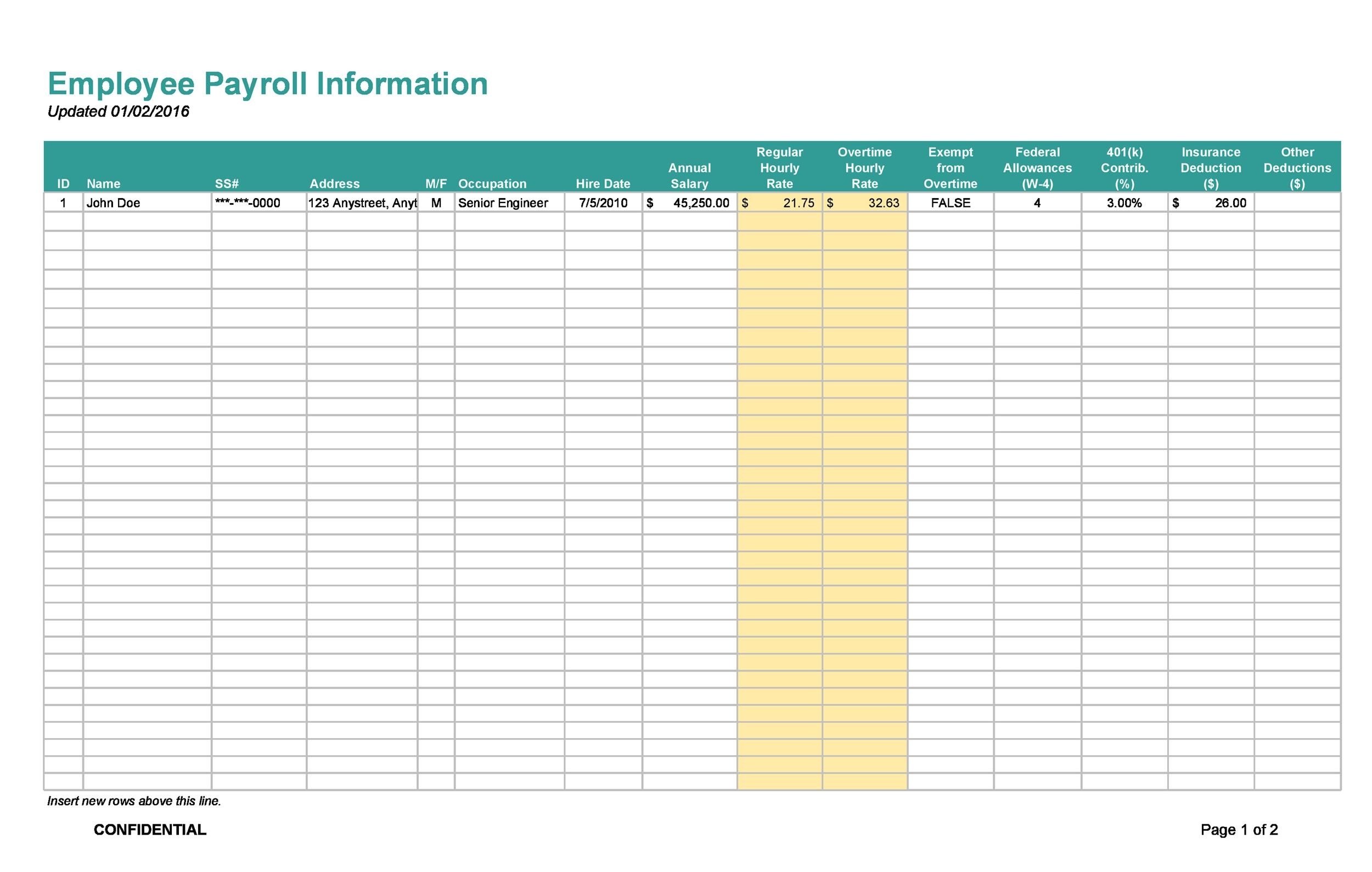 40 Free Payroll Templates amp Calculators TemplateLab