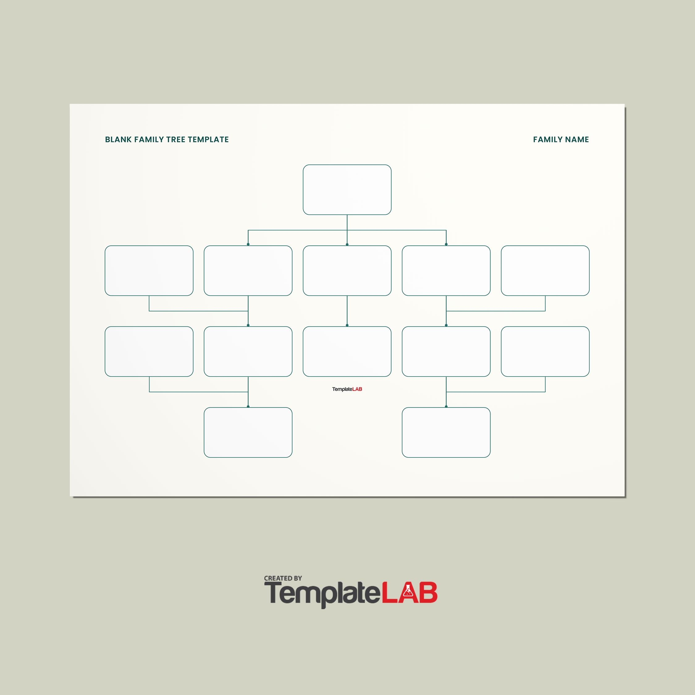 Blank Tree Map Printable