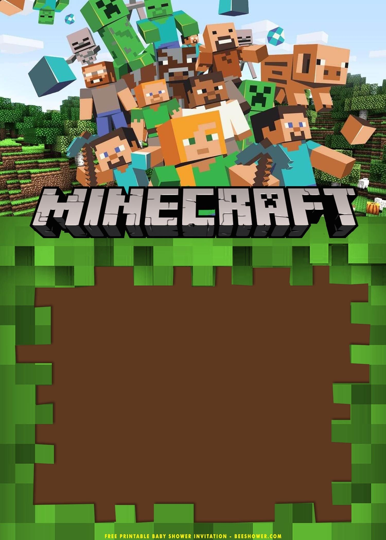 47 Zain Ideas Minecraft Birthday Party Minecraft Party 
