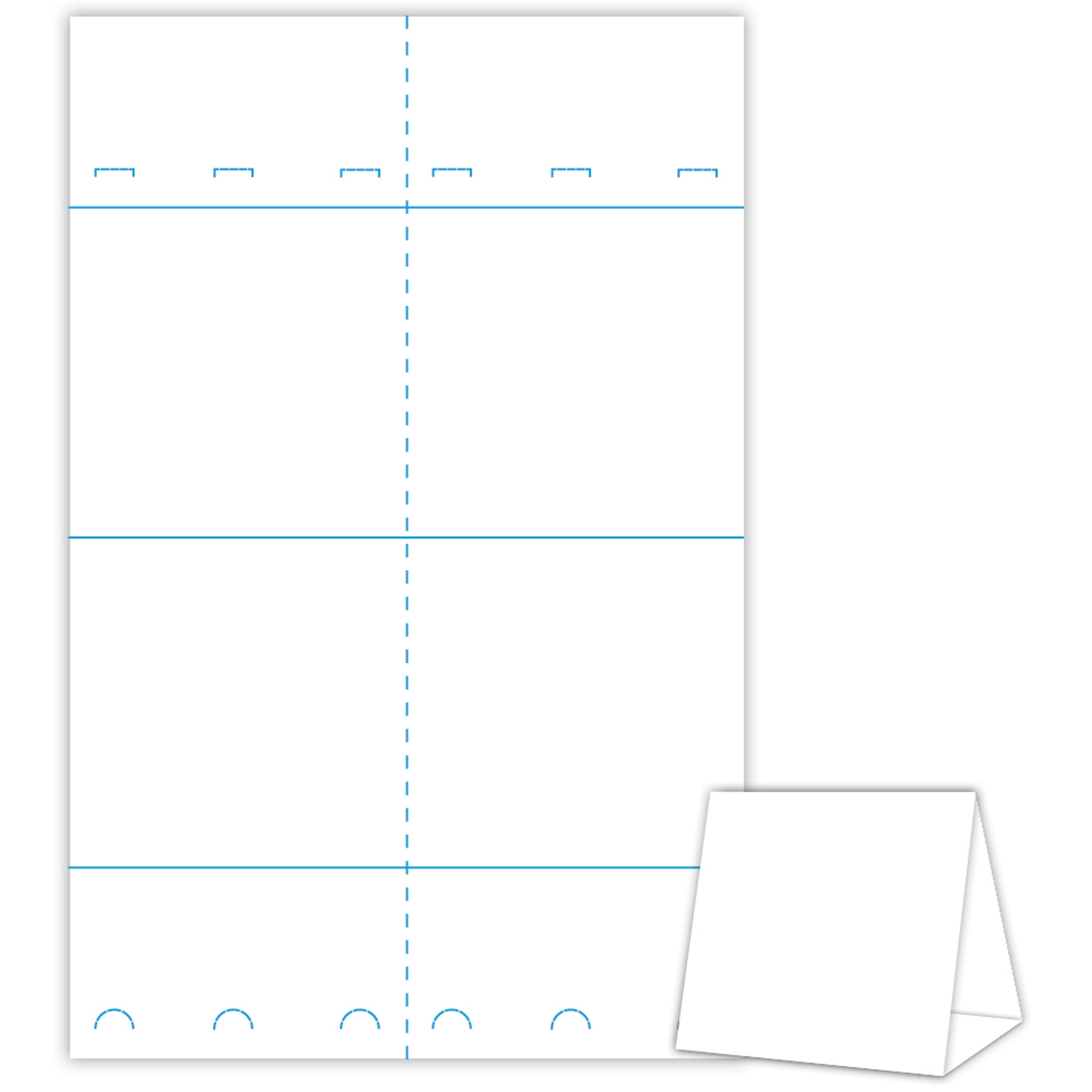 5 5 X 2 625 X 5 375 Table Tent TTQ Blanks USA