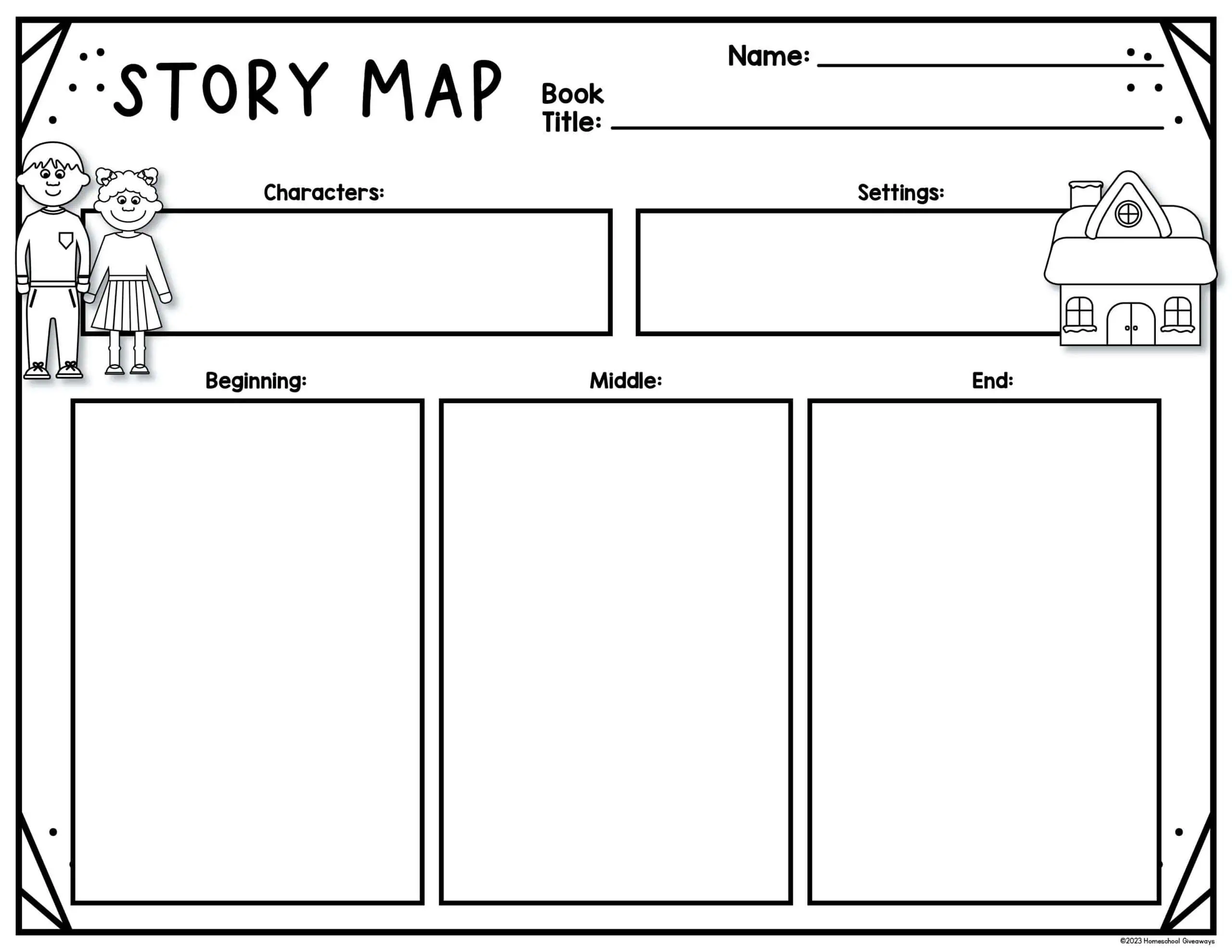 Blank Story Arc Template Printable
