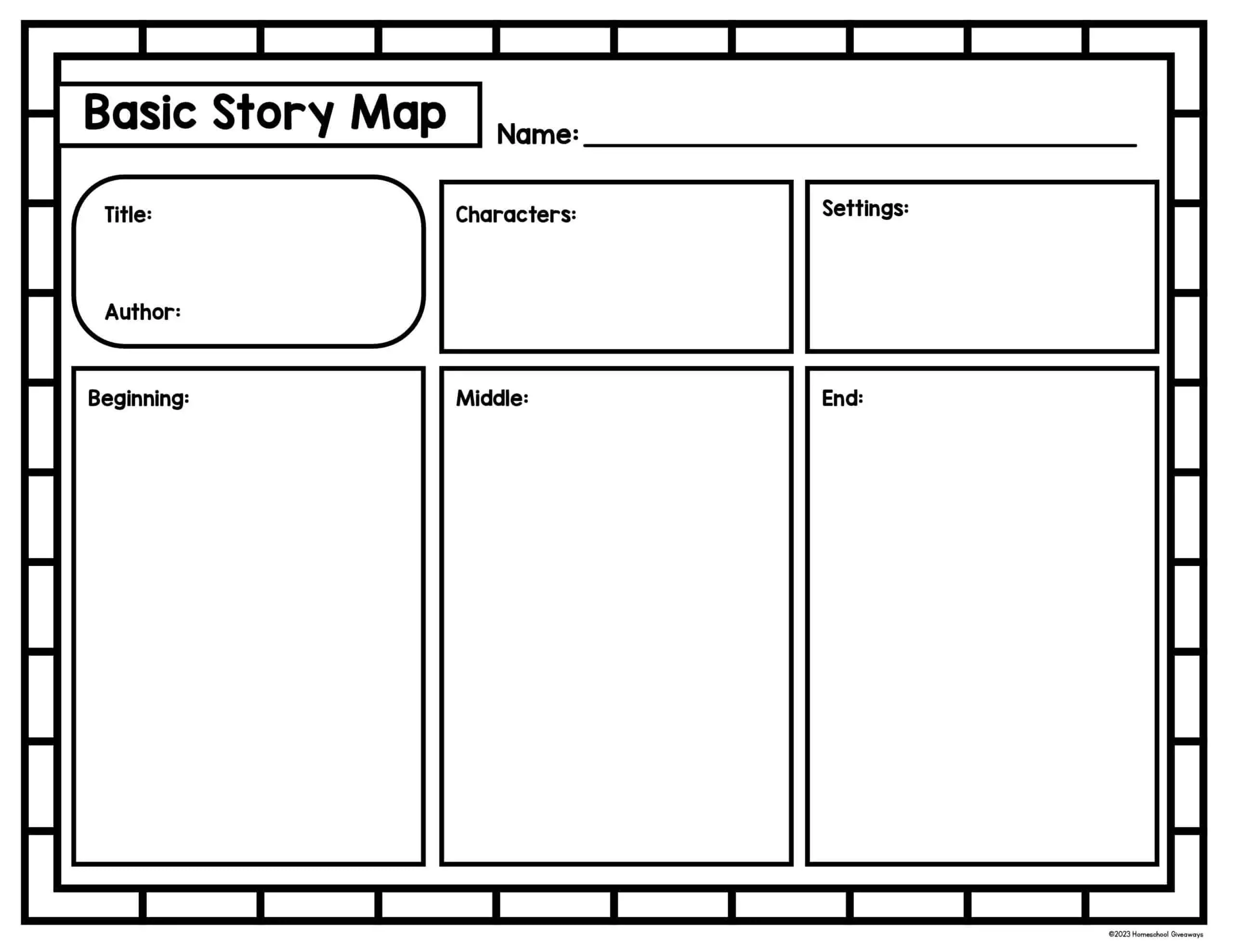 5 FREE Story Map Graphic Organizer Templates For Students