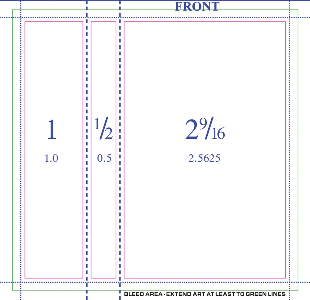 50 Professionally Printed 3 Panel J Cards Double Sided W 