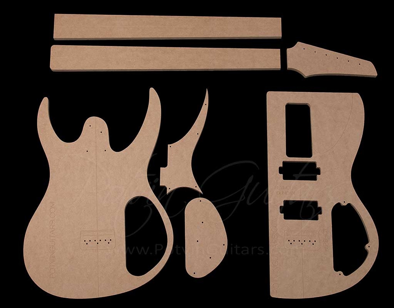 Printable Solid Body Guitar Blanks