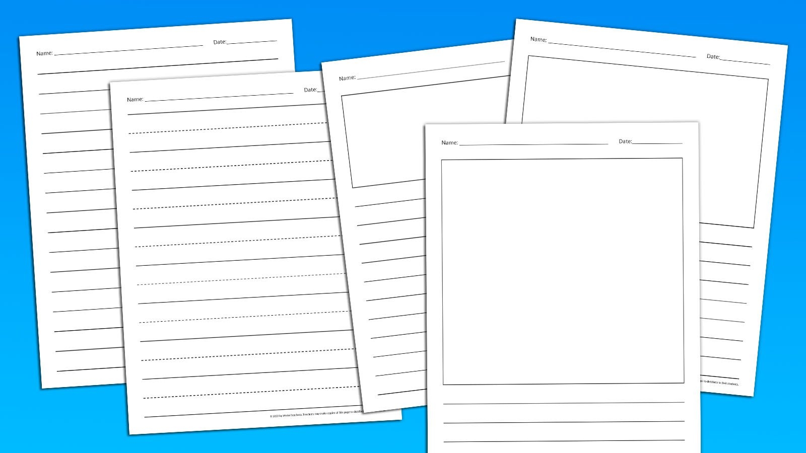 Printable Blank How To Writing
