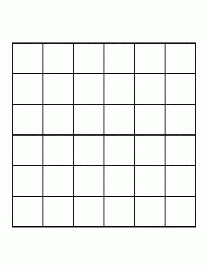 6 By 6 Grid ClipArt ETC