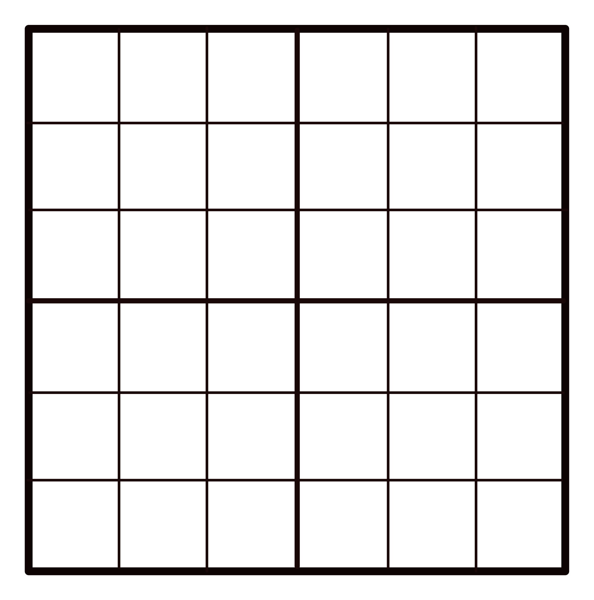 6x6 Empty Sudoku Grid Openclipart