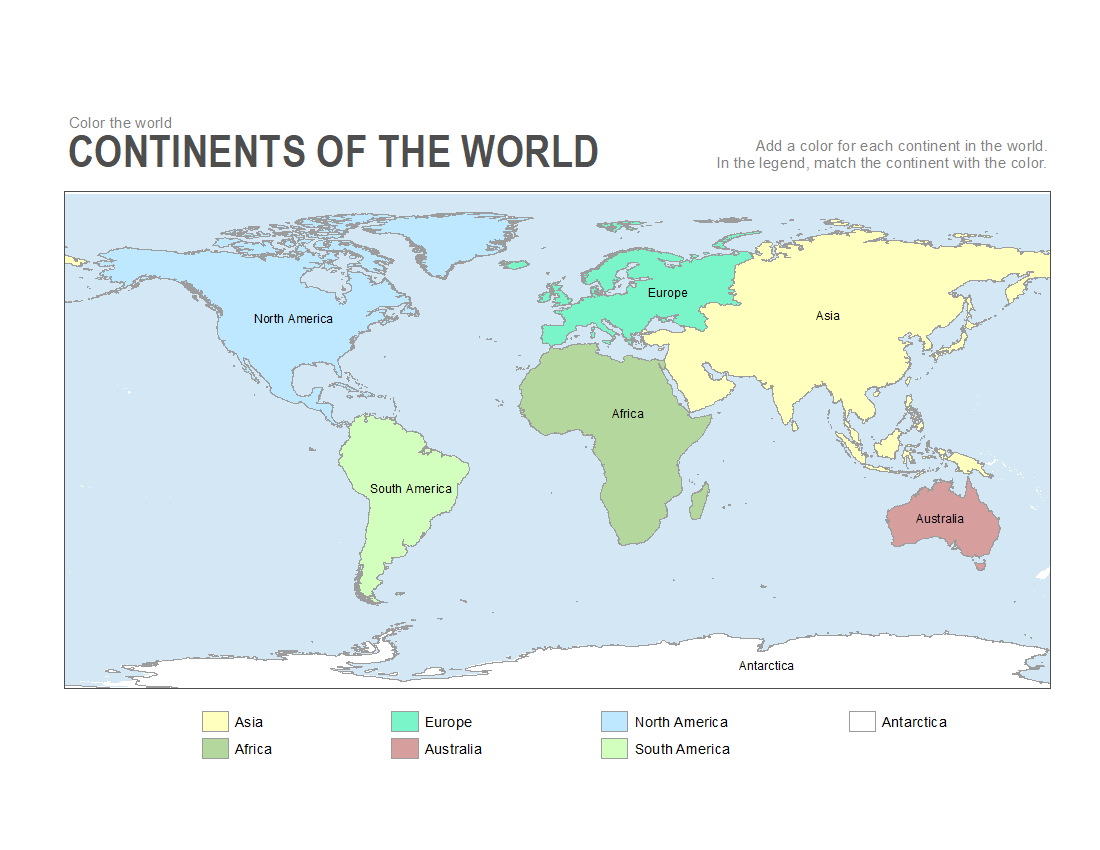 7 Printable Blank Maps For Coloring ALL ESL