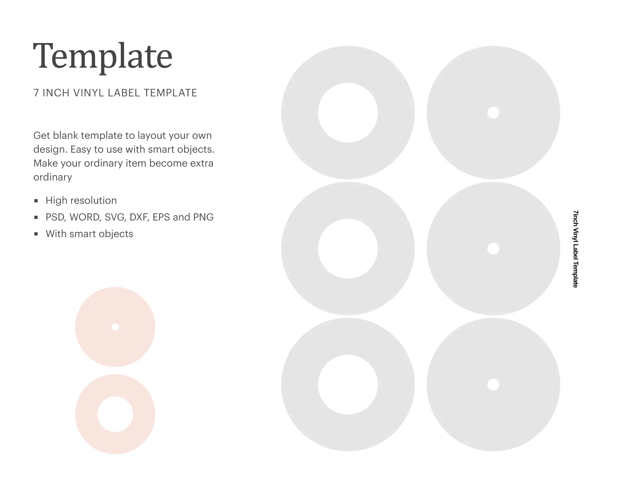 Record Label Blank Printable