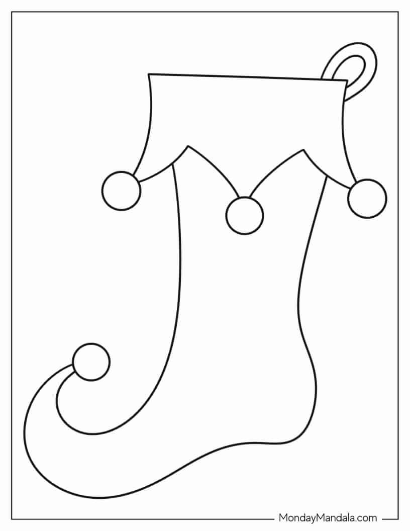 70 Christmas Stocking Templates Free PDF Printables 