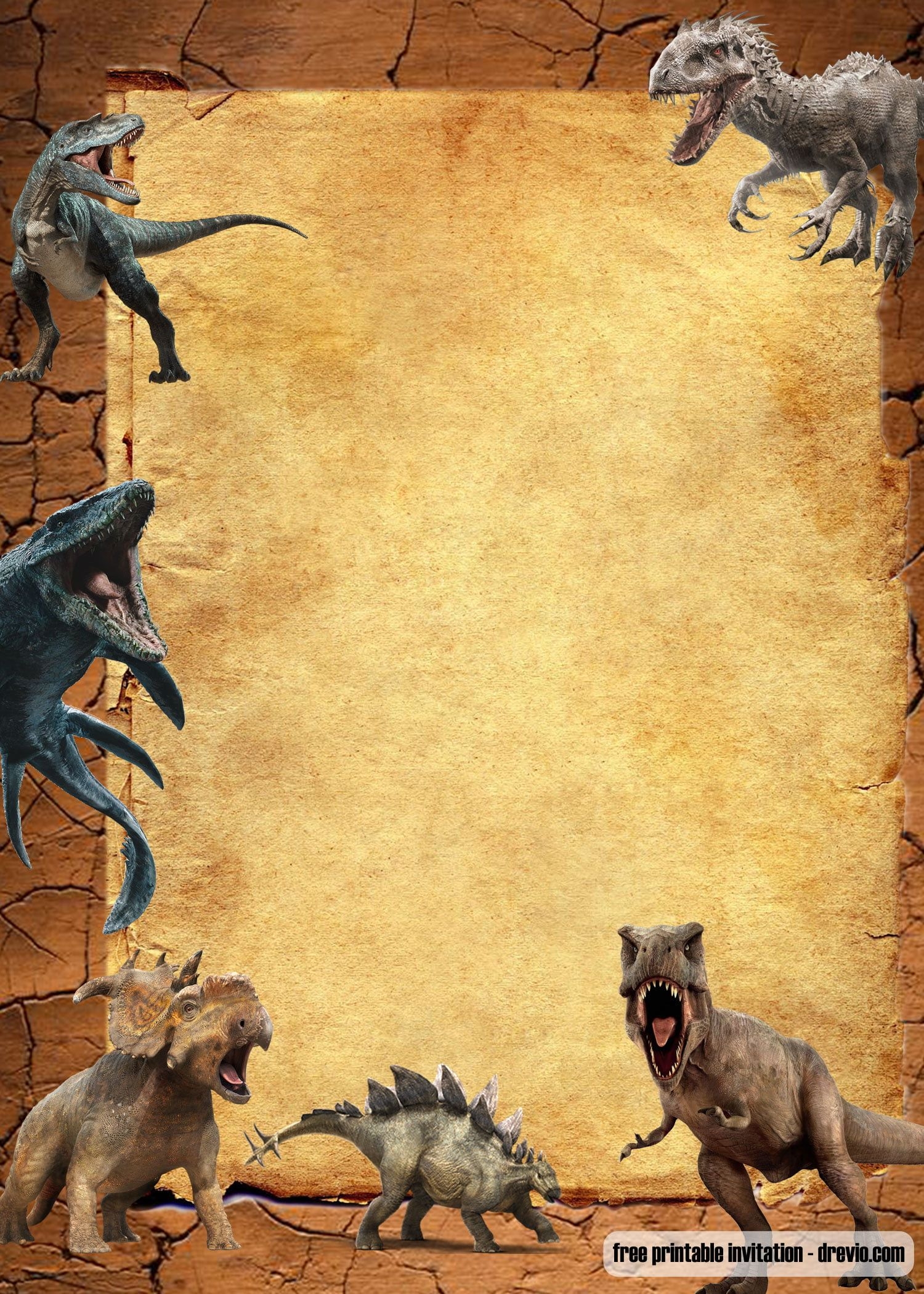 8 Dino Einladung Ideen Dinosaurier party Kindergeburtstag Die 