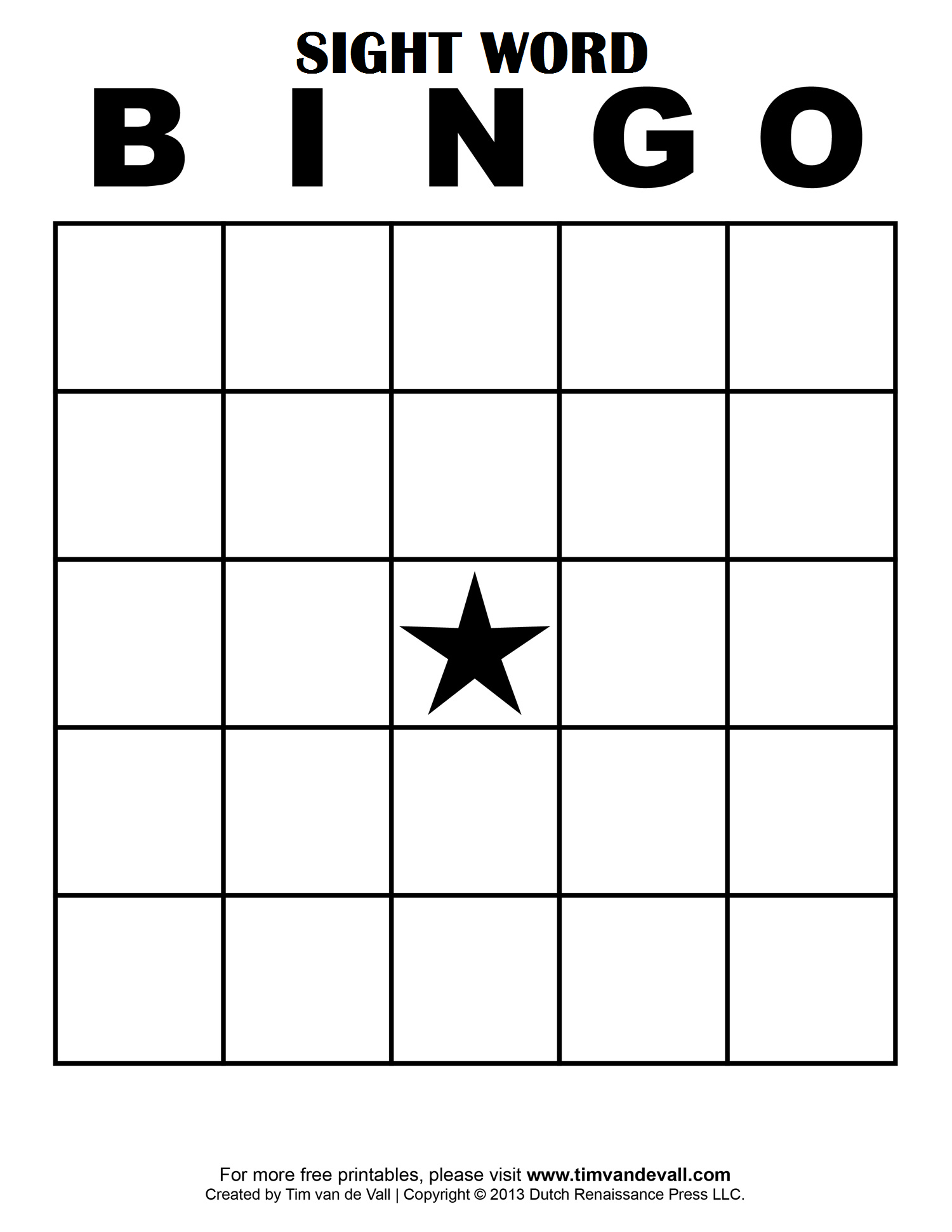 8 Word Wall Ideas Bingo Card Template Bingo Cards Printable 