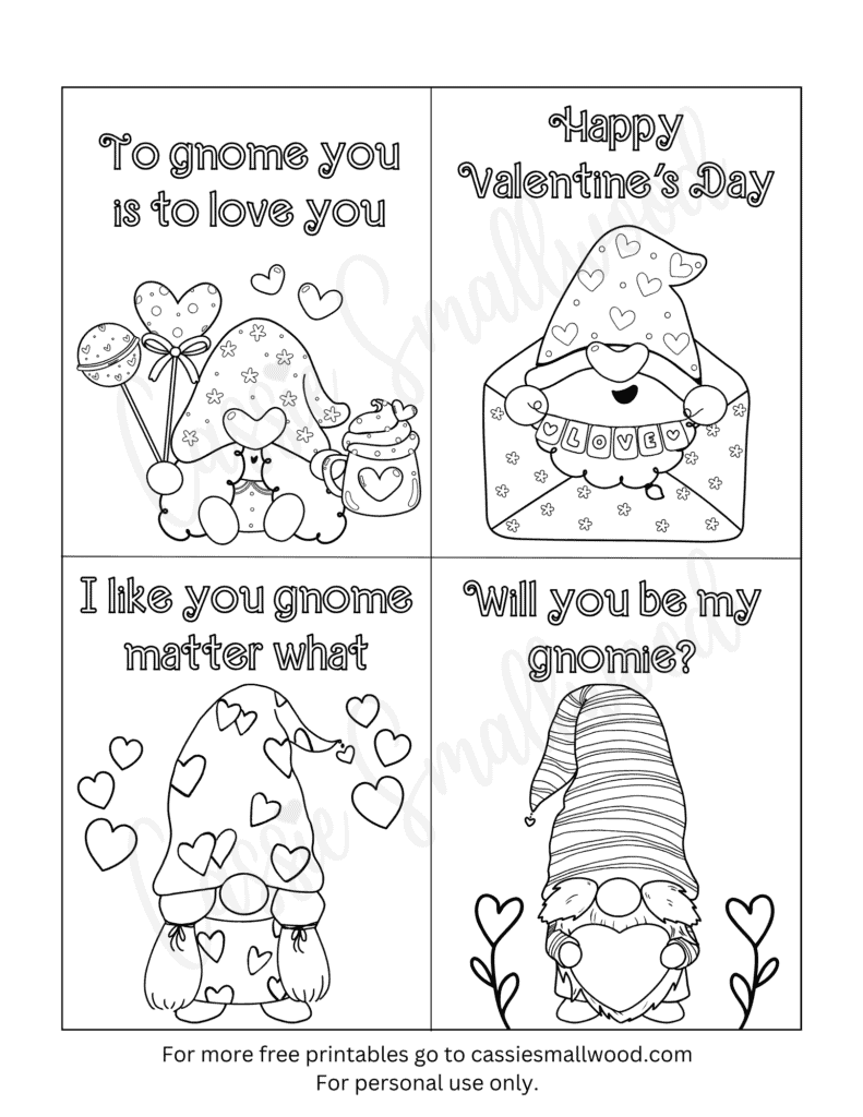 Blank Printable Valentine Cards