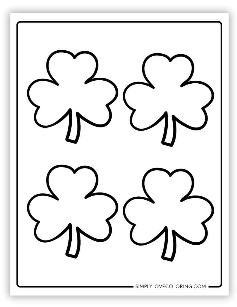 96 Shamrock Template Printables Free PDF Downloads Simply Love 