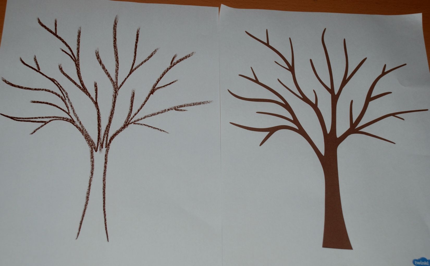Blank Printable Stick Tree