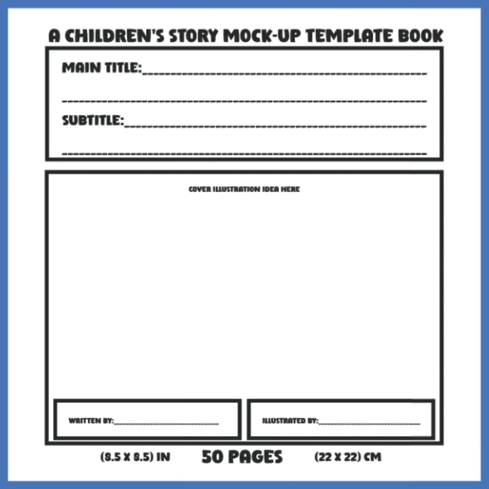 Blank Book Printable First Grade