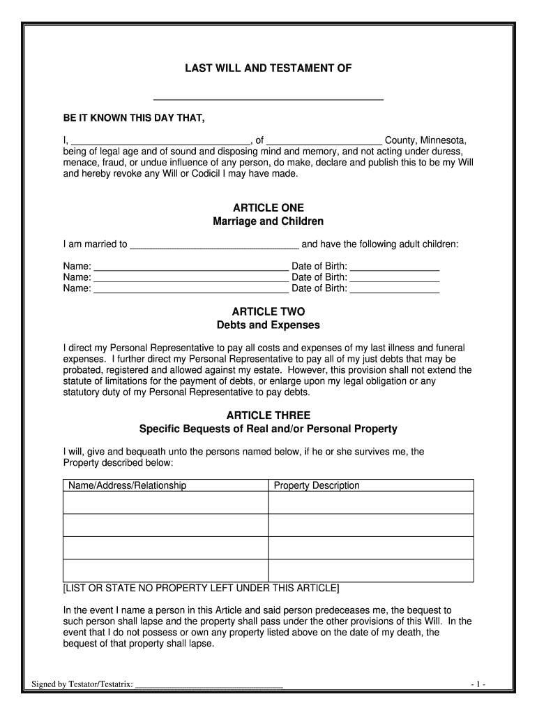 Aarp Free Will Forms Fill Out amp Sign Online DocHub