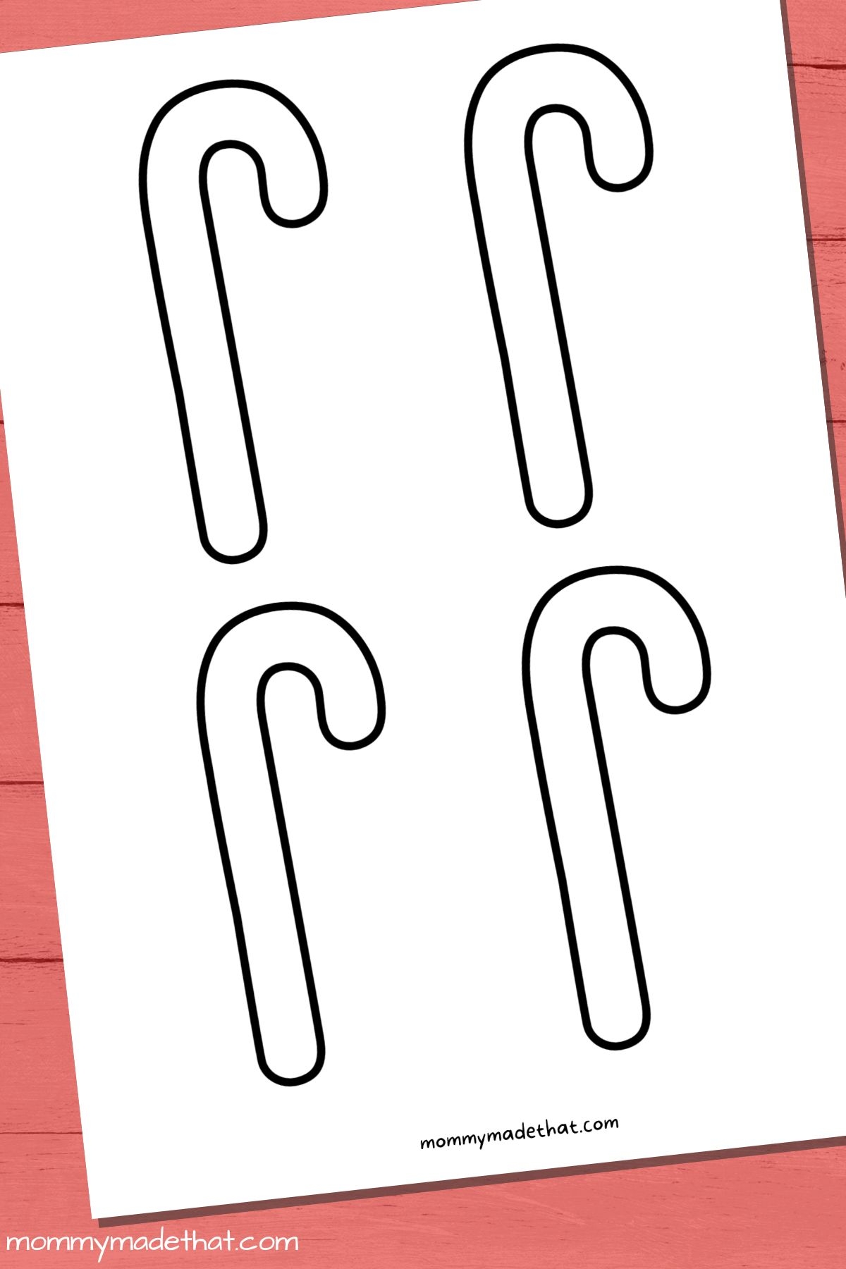 Adorable Candy Cane Templates Free Printables 