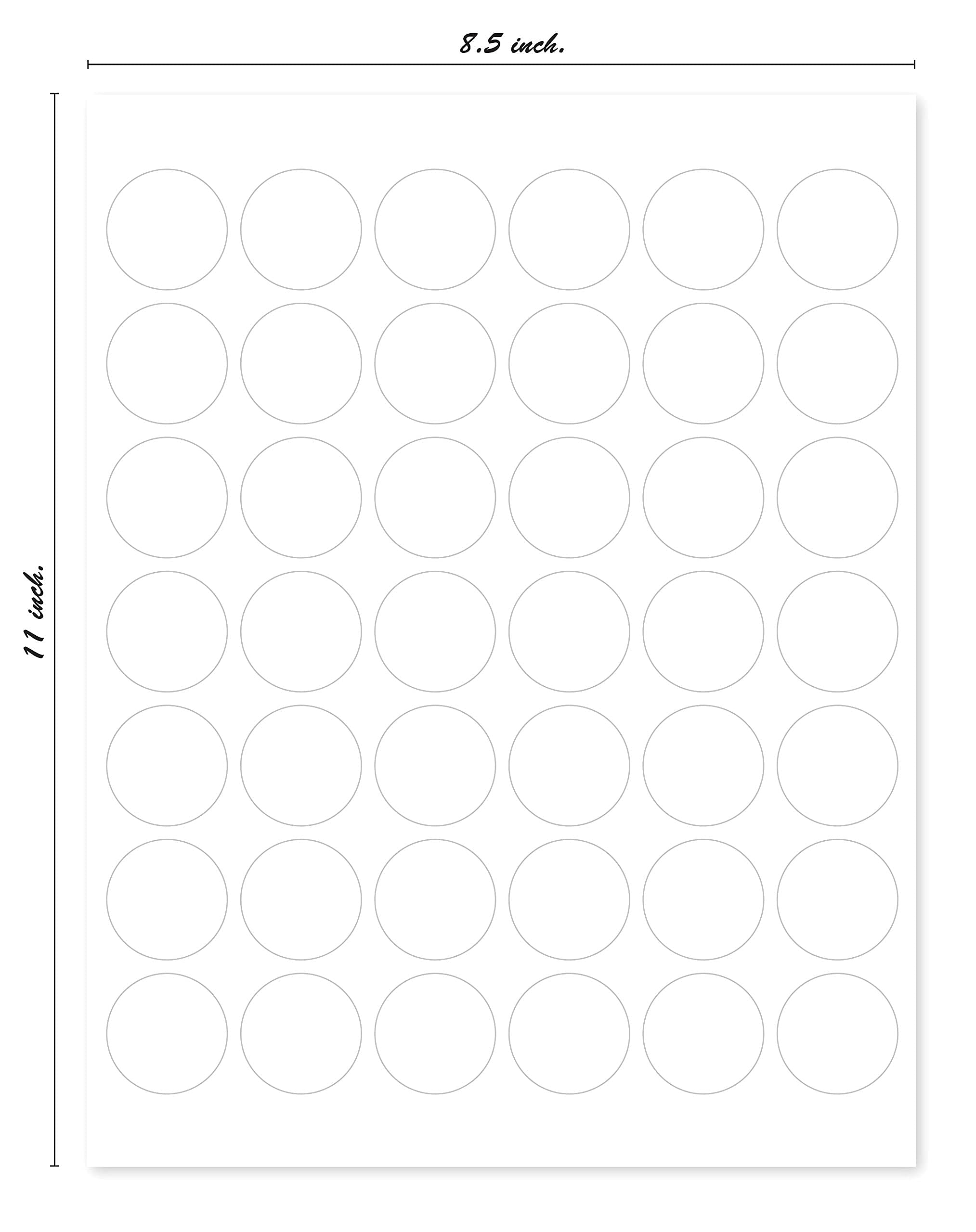 Blank Round Labels Small Printable