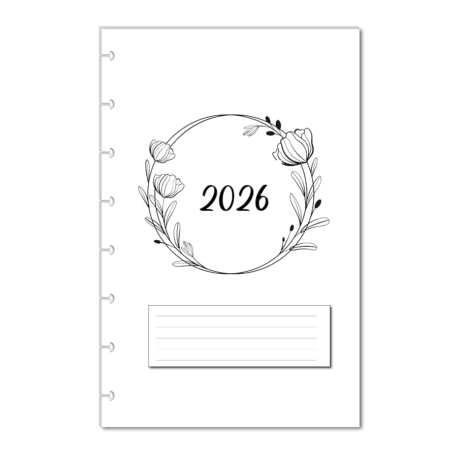 Amazon 2026 Monthly Planner Calendar Refills For 7 8 9 11 